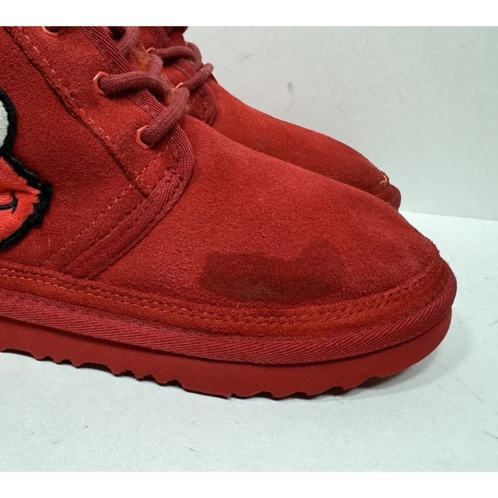 Ugg x Elmo Neumel II 2‎ Boots 1127431K Red Suede Kids Size 3 Sesame Street